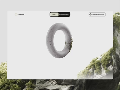 GreenMotive Website Ui/Ux 3d animation creative design development energy experience explore green interface motion product renewable ui uiux user ux web web design website