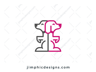 E Dogs Logo branding design dog logo dogs graphic design letter letter logo logo logo design pets vector