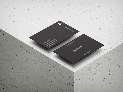 Business Card branding flat graphic design illustration vector