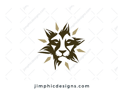 Lion Star Logo branding design graphic design lion logo logo design star vector