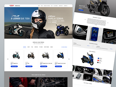 Promotos Site Redesign branding design desktop figma motorcycle shop store ui ux web