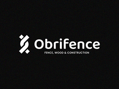 Obrifence - Fence, Wood & Construction brand identity branding fence graphic design logo