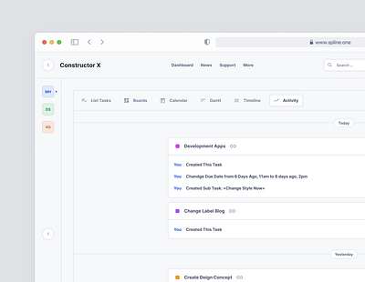 Activity Tasks dashboard design system download figma product ui ui kit ux