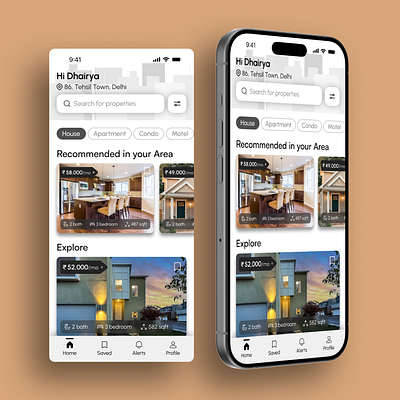 Day 16/100 - Real Estate App UI ui