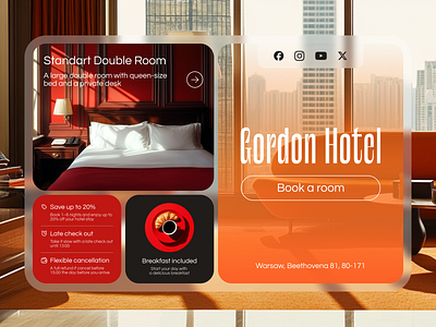 Hotel Website Elements hotel ui web web design