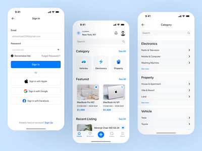 Classified App UI Design appui categories classified app classified app ui design classified application classified apps classified ui hybrid classifiedapp dribbbleshots ecommerceapp listings marketplace app ui marketplaceapp mobileappdesign uiux userexperience uxui