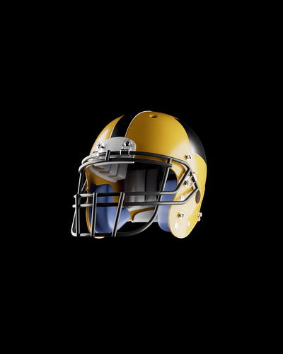 Frost Helmet 3d 3d motion design american football animation c4d cinema4d frost motion graphics redshift