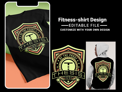 Gym T-Shirt company shirt creative custom fitness graphic gym gym t shirt health hoodie logo shirt t shirt design text unique vector