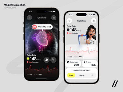 Healthcare Mobile iOS App Design android app app design concept app design template app screen design dashboard design health healthcare healthcare app interface ios ios design mobile mobile app mobile ui product design statistics ui ux