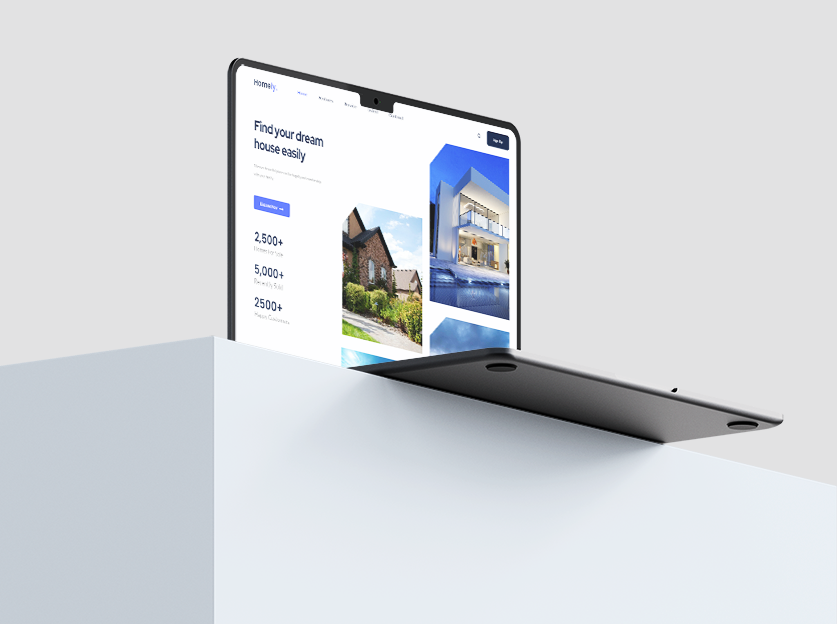 Real-estate Agency Website Landing Page Design app design dashboard design design figma design figma website landing page landing page design marketing agency ui design ui ux design website design