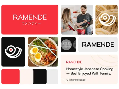 Ramende - Logo & Brand Identity Design aero aero branding design brand design brand identity brandbook branding design food logo graphic design logo logo design logo designer logo mark logo type minimal ramende recipe logo restaurant logo visual identity