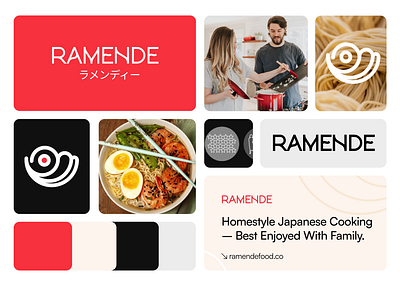 Ramende - Logo & Brand Identity Design aero aero branding design brand design brand identity brandbook branding design food logo graphic design logo logo design logo designer logo mark logo type minimal ramende recipe logo redesign restaurant logo visual identity