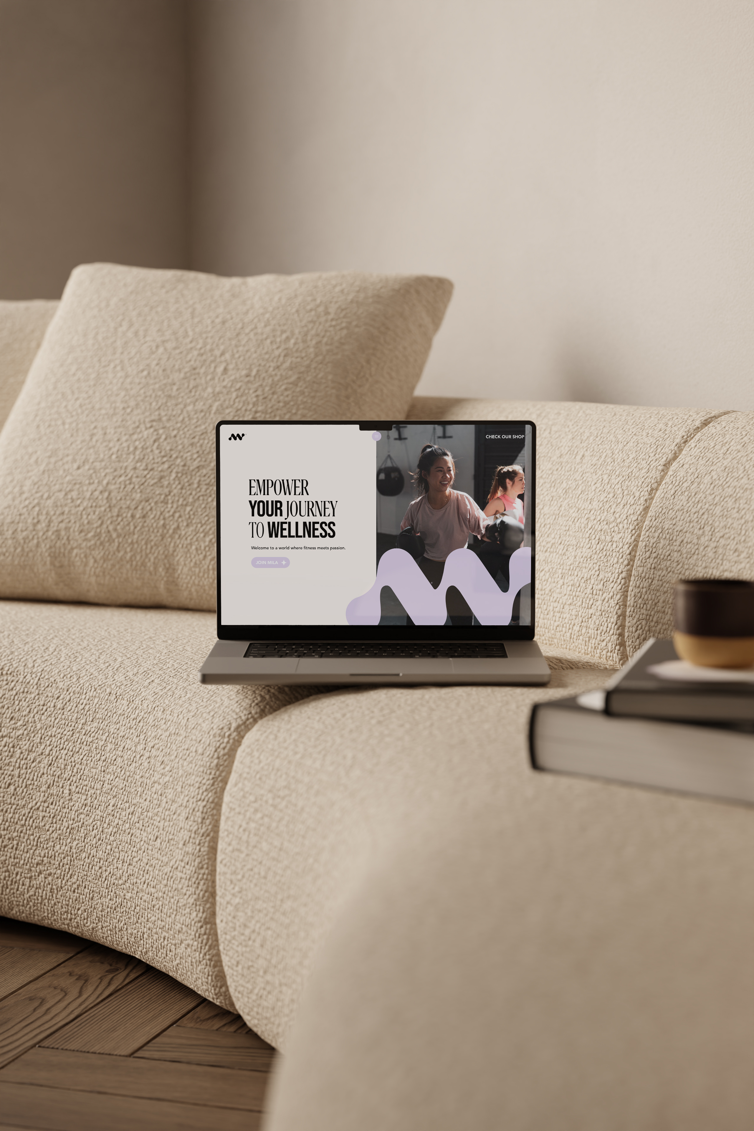 Mila Minsk - Fitness Influencer branding design digital design illustration logo ui ux web webdesign website