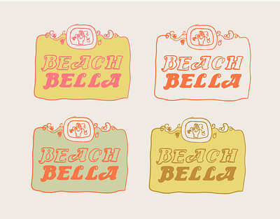 Beach Bella Restaurant adobe illustrator brand identity branding design graphic design identity illustration menu procreate restaurant