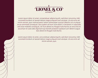 Lionel&Co Winery Visual awesome branding design graphic design logo vector vintage wine