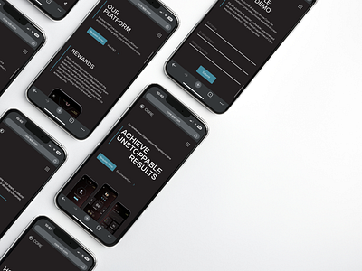 Core- Mobile Design creative agency custom websites dark theme subscription agency ui design ux design web design web development