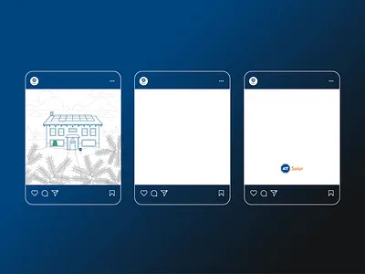 Solar Social Animations animation branded animation branded illustration design digital icon illustration illustrator motion design social solar