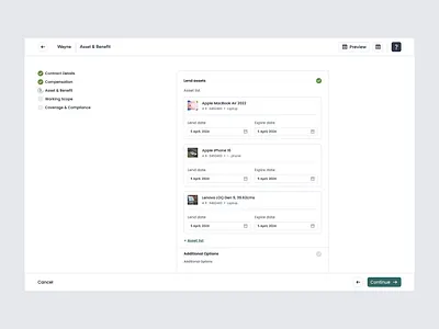 Add New : Assets & Benefits in SaaS add new branding clean company assets design marketing minimal minimalism product design saas saas design team management ui uiux user interface ux web app web design