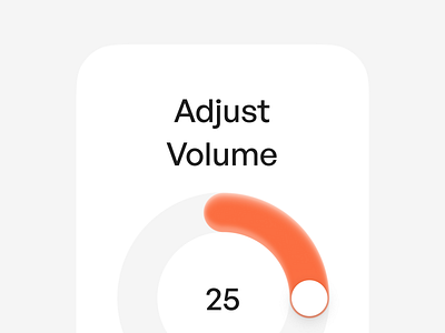 Volume slider detail slider ui ui design ux volume