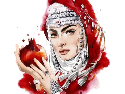 Georgia branding fashion illustration fashion sketch graphic design illustration portrait watercolor watercolor illustration