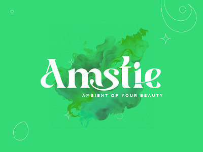 Logo Folio - Amstie - Ambient of your beauty beauty flat logo logo logo design logo folio typography wordmark