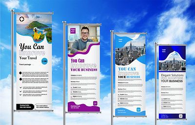 Roll up Banner Design banner design business banner graphic design roll up rollup banner