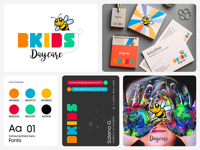 Daycare Brand Guideline Review- BKIDS brand guide brand guideline brand review branding daycare