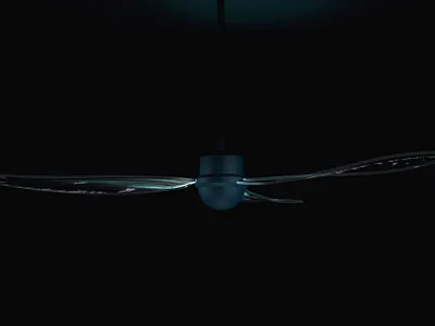 Optic fiber ceiling fan, 2011