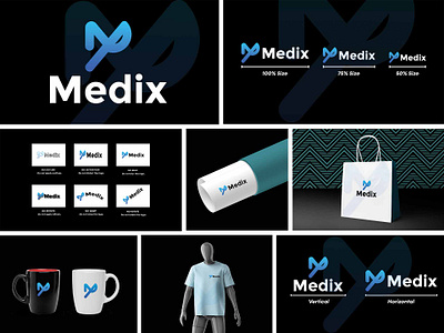 ''Medix" Technology / Tech Logo & Brand Identity Design. a b c d e f g h i j k l m n o abstractlogo brand brand identity branding brandingdesign creativelogo letter logo letter m logo logodesign logodesigner logodesigns logos luxurylogo m letter logo moderndesign p q r s t u v w x y z servicelogo techlogo