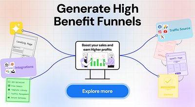 Web Funnels Infographics Concept