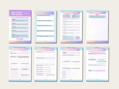 Journal Design, PDF Design canva design canva designer design ebook design illustration infographic journal design planner design workbook design