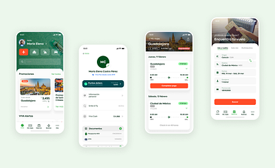 Viva Aerobus - App airline app mobile ui