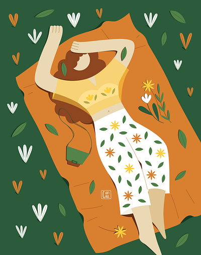 Garden character design garden illustration nature vector illustration