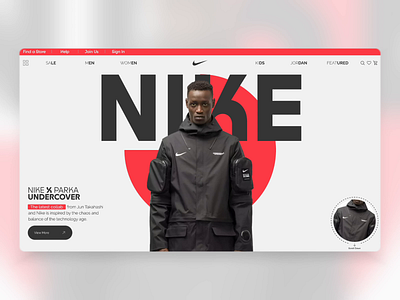 Nike Landing Page | Modern UI/UX figma