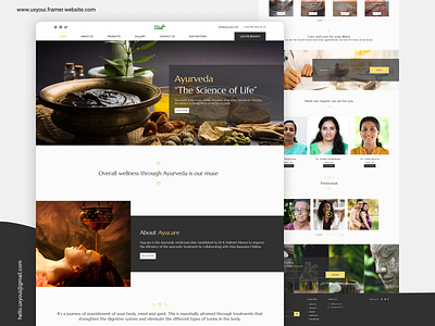 Ayurveda Hospital Website ayurveda ayurveda clinic ayurveda design ayurveda hospital ayurveda website ayurveda website ui ayurvedic ayurvedic clinic ayurvedic hospital ayurvedic website home page hospital hospital website landing page landing page ui ui web ui website design wellness wellness website