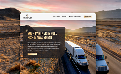 ReliaFuel - Fuel Industry adobe figma graphic design ui ux uxui design website building website design