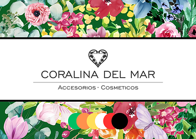 Coralina del Mar Branding art branding desing graphic design logo photography product