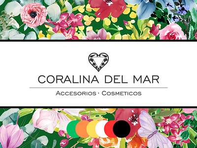 Coralina del Mar Branding art branding desing graphic design logo photography product