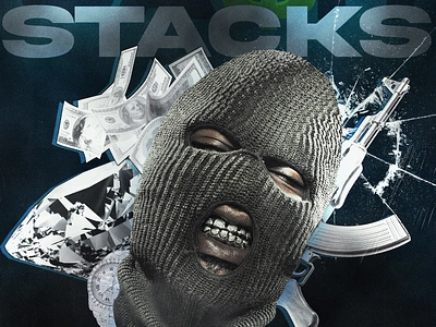 Cash Stacks - EP Cover art artwork cover design gfx graphic design illustration music visual