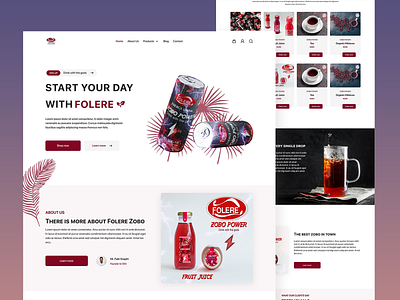 Ecommerce Soda Landing Page alcohol beverage business cocktail drink and beverage website drinks ecommerce ecommerce website electricity energy drink food and drink home page landingpage natural caffeine packaging sales shopify website soda summer drink woocommerce