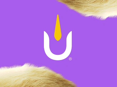 The Unicorn Museum Logo bold children design fun icon illustration imagine kids logo minimal modern museum mystic playful purple rainbow simple symbol u unicorn