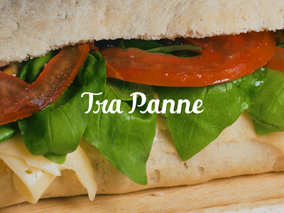 Trapanne | Branding branding lettering sandwich