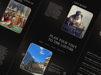 Longread Louvre [04] beautiful background design longread museum paintings ui ux web web design web site картины лонгрид музей