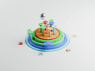 Calculations 3d 3d animation blender blender3d illustration isometric isometric illustration