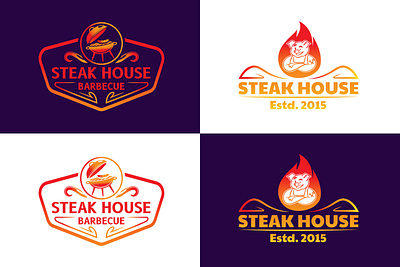 Steak House Barbecue – Where Flavor Meets Fire barbecuelife bbqlove branding dribbble foodbranding foodieart graphicdesign grillmasters logodesign sizzleandserve steakhouse steakhousebarbecue