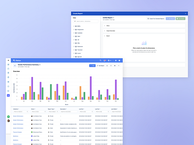 Report Builder app apply builder data data sets reports saas ui ux visualization visuals