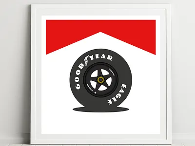 MP4/6 - Senna automotive design f1 goodyear graphic design illustration livery marlboro mclaren print racecar wheel