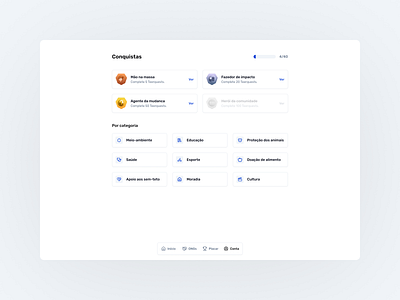 Achievements figma product design ui ux