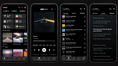 Youtube Music Redesign appdesign appredesign appui creativeui figmadesign mobileappdesign musicappdesign musicui ui uiux uiuxdesign userexperience userinterface ux uxdesign