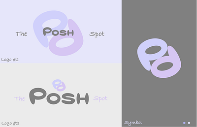 The Posh Spot branding graphic design